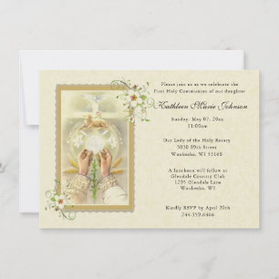 Uitnodigingen van de Eerste Heilige Communie van E