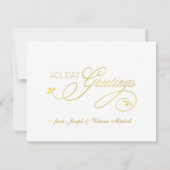 Uitnodigingen van de Elegant Holiday Party (Achterkant)