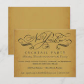 uitnodigingen van de Eve Cocktail Party in het ni (Voorkant / Achterkant)