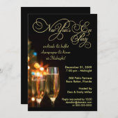 Uitnodigingen van de Eve-partij van het nieuwe jaa (Voorkant / Achterkant)