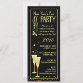 Uitnodigingen van de Eve-partij van het nieuwe jaa (Voorkant)