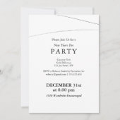 Uitnodigingen van de Eve Party van de abstracte Go (Voorkant)