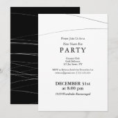 Uitnodigingen van de Eve Party van de abstracte Go (Voorkant / Achterkant)