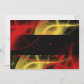 Uitnodigingen van de Eve Party van het nieuwjaarsf (Achterkant)