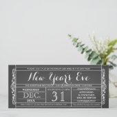 Uitnodigingen van de Eve Party van het  Ticket Nie (Staand voorkant)