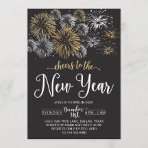 Uitnodigingen van de Eve Party van het zwarte en g