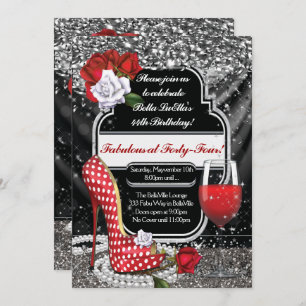 Uitnodigingen van de Fabulous and Flirty Party