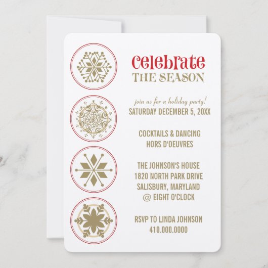 Uitnodigingen van de fancy feestdag (Voorkant)