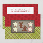 Uitnodigingen van de feestdag Cookie Baking Party (Voorkant / Achterkant)