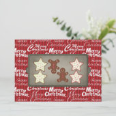 Uitnodigingen van de feestdag Cookie Baking Party (Staand voorkant)