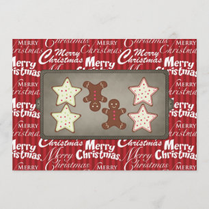 Uitnodigingen van de feestdag Cookie Baking Party