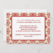 Uitnodigingen van de feestdag Cookie Baking Party (Achterkant)