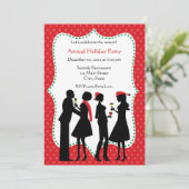 Uitnodigingen van de feestdag-Kantoor (Staand voorkant)