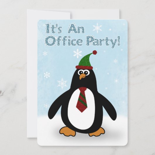 Uitnodigingen van de feestdag-Kantoor (Voorkant)