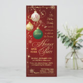 Uitnodigingen van de feestdag - Open House (Staand voorkant)