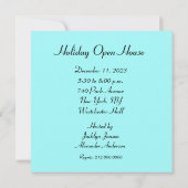 Uitnodigingen van de feestdag van de onderneming (Achterkant)