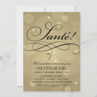 Uitnodigingen van de Fête de Noël| Champagne Vive