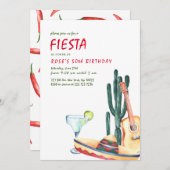 Uitnodigingen van de Fiesta-partij (Voorkant / Achterkant)