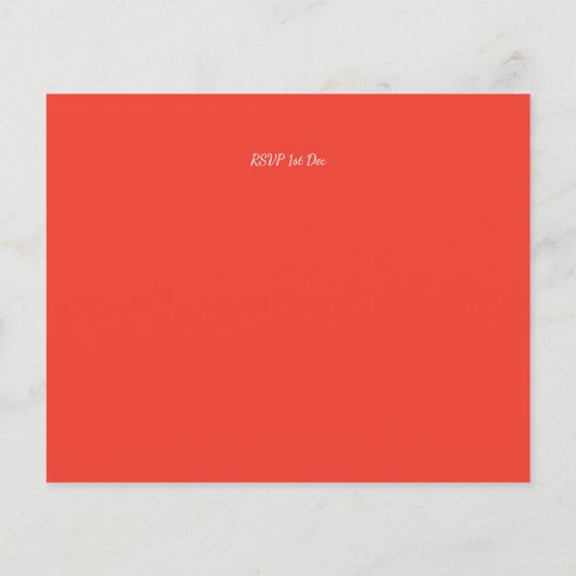 Uitnodigingen van de Flamingo-kerstfeestdag (Achterkant)