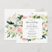 Uitnodigingen van de Floral Retirement Party, Squa (Voorkant / Achterkant)