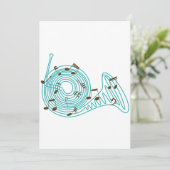 Uitnodigingen van de Franse Hoorn (Staand voorkant)