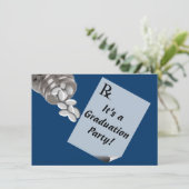 Uitnodigingen van de Fun Pharmacist Graduation Par (Staand voorkant)