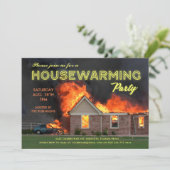 Uitnodigingen van de Funny Housewarming Party | En (Staand voorkant)