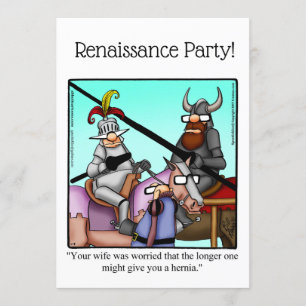 Uitnodigingen van de Funny Renaissance Party