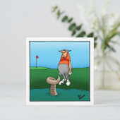 Uitnodigingen van de Funny Retirement Party (Staand voorkant)