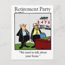 Uitnodigingen van de Funny Retirement Party
