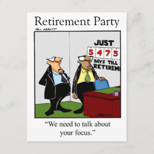 Uitnodigingen van de Funny Retirement Party