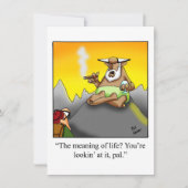 Uitnodigingen van de Funny Retirement Party (Voorkant)