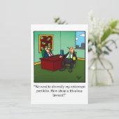 Uitnodigingen van de Funny Retirement Party (Staand voorkant)