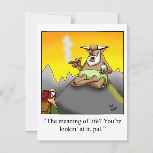 Uitnodigingen van de Funny Retirement Party (Voorkant)