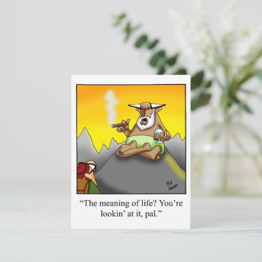 Uitnodigingen van de Funny Retirement Party (Staand voorkant)