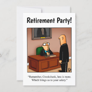 Uitnodigingen van de Funny Retirement Party