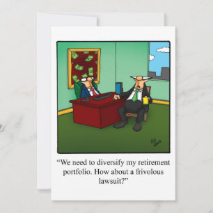 Uitnodigingen van de Funny Retirement Party
