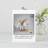 Uitnodigingen van de funny Wine Tasting Party (Staand voorkant)