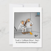 Uitnodigingen van de funny Wine Tasting Party (Voorkant)