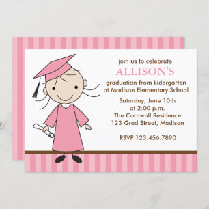 Uitnodigingen van de Girl Graduation Party