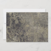 Uitnodigingen van de Glam Marble Granite Shimmer P (Achterkant)