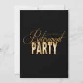 Uitnodigingen van de Gold- en zwarte Pensioenparti (Achterkant)