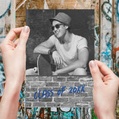 Uitnodigingen van de Graduation Party [blauw]