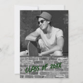 Uitnodigingen van de Graduation Party [Green] (Voorkant)