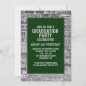 Uitnodigingen van de Graduation Party [Green] (Achterkant)
