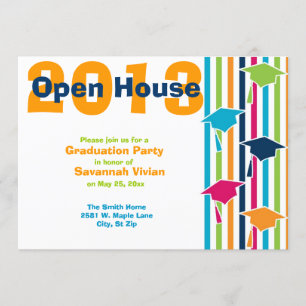 Uitnodigingen van de Graduation Party Open House