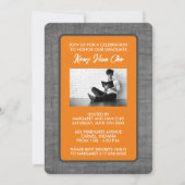 Uitnodigingen van de Graduation Party [Oranje] (Voorkant)