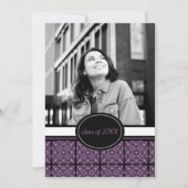Uitnodigingen van de Graduation Party [Paars] (Voorkant)