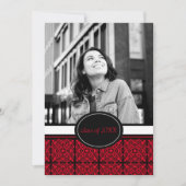 Uitnodigingen van de Graduation Party [Rood] (Voorkant)