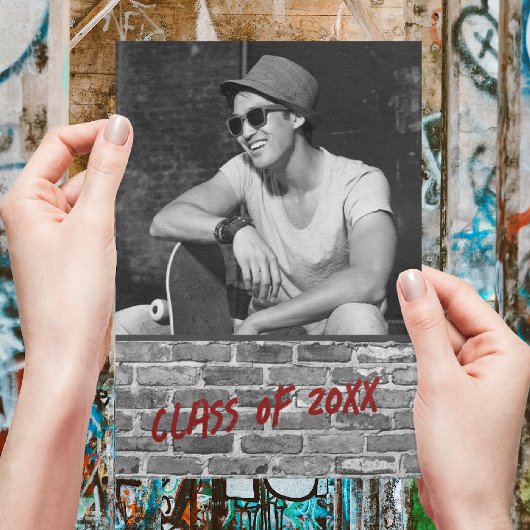 Uitnodigingen van de Graduation Party [Rood]